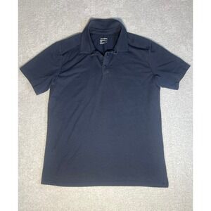 Arc'teryx Mens Polo Shirt Short Sleeve Dark Navy Blue‎ Size L